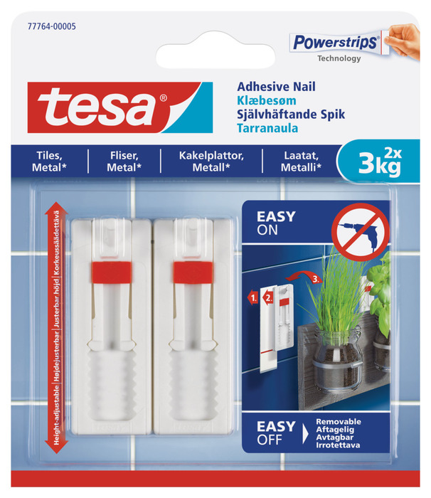 Tesa klæbesøm til fliser/metal 3 kg 2 stk.